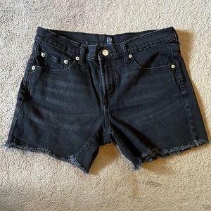 Gap Black Jean Shorts